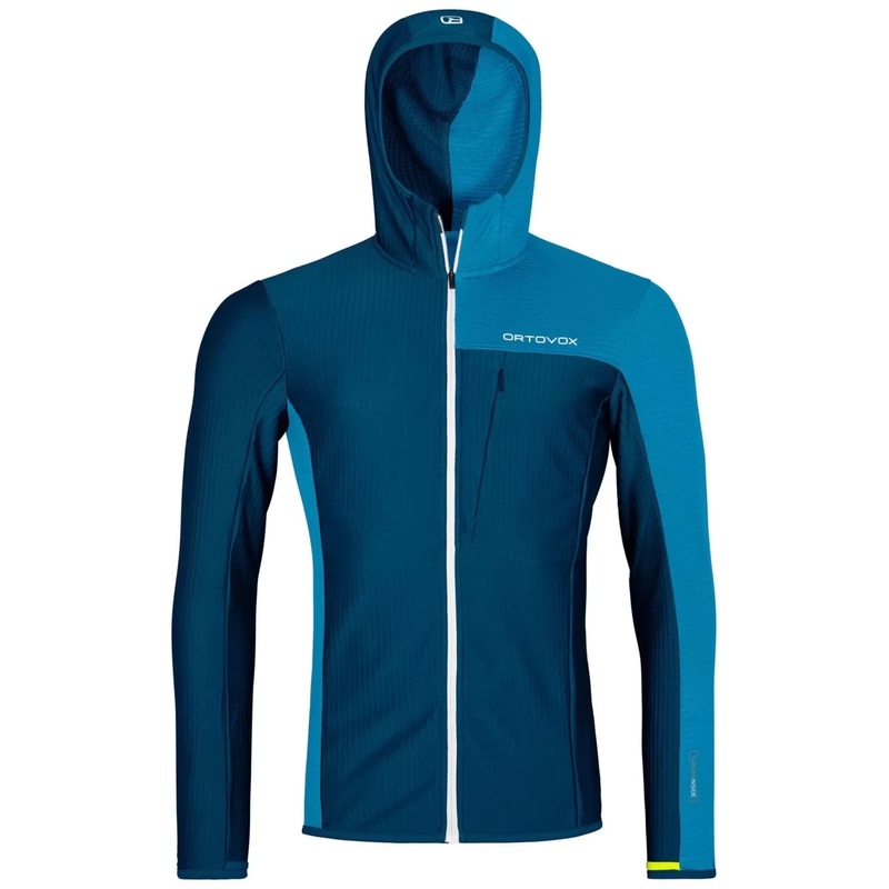 Ortovox Fleece Light Grid Hooded Jkt - Men's