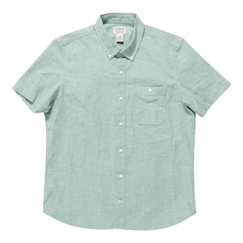 L.L. Bean Comfort Stretch Chambray Shirt - Men's
