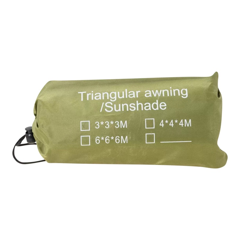 Sun Sail Triangle Sun Shade Sail Canopy Awning  Cloth with String for Swimming Pool Picnic Garden Playground Park(3x3x3m/9.84x9.84x9.84ft)()