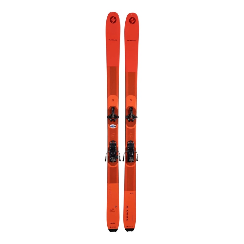 Blizzard Zero G 95 Skis 2025 w/ Salomon MTN PURE 12 Bindings and Blizzard Climbing Skins