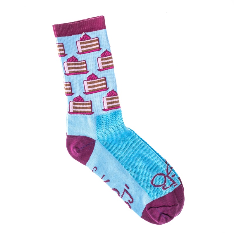 Go Cycling Cake Socks