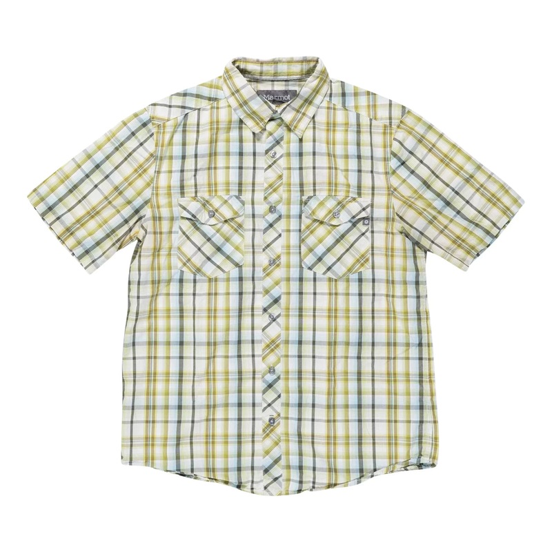 Marmot Short-Sleeved Button-Up Plaid Shirt - Men's