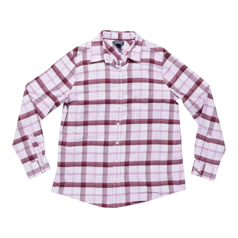 Lands' End Boyfriend Fit Long-Sleeve Flannel - Women's