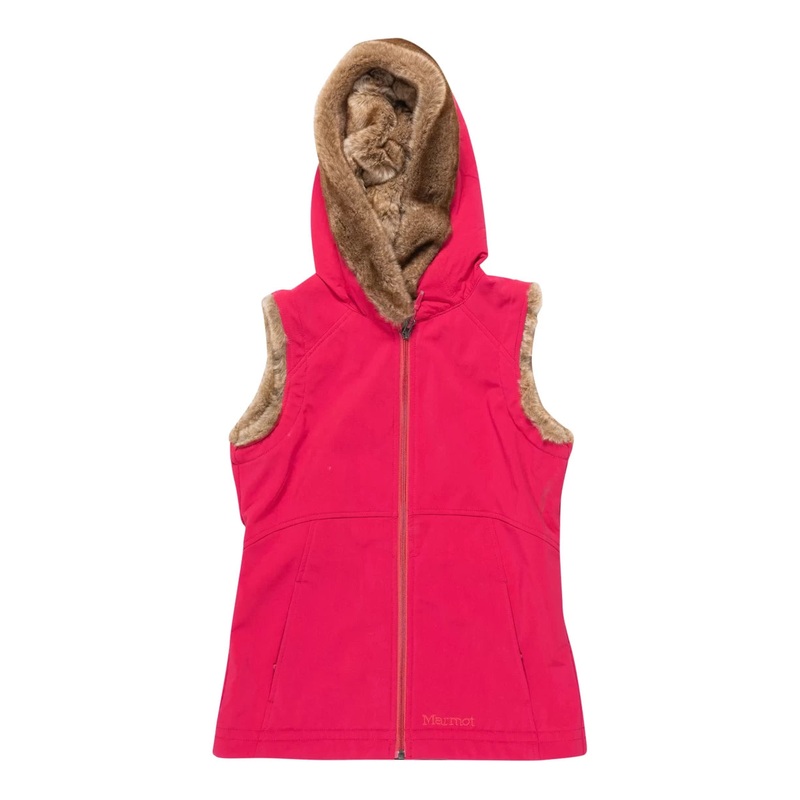 Marmot Fur-Lined Softshell Vest - Women's