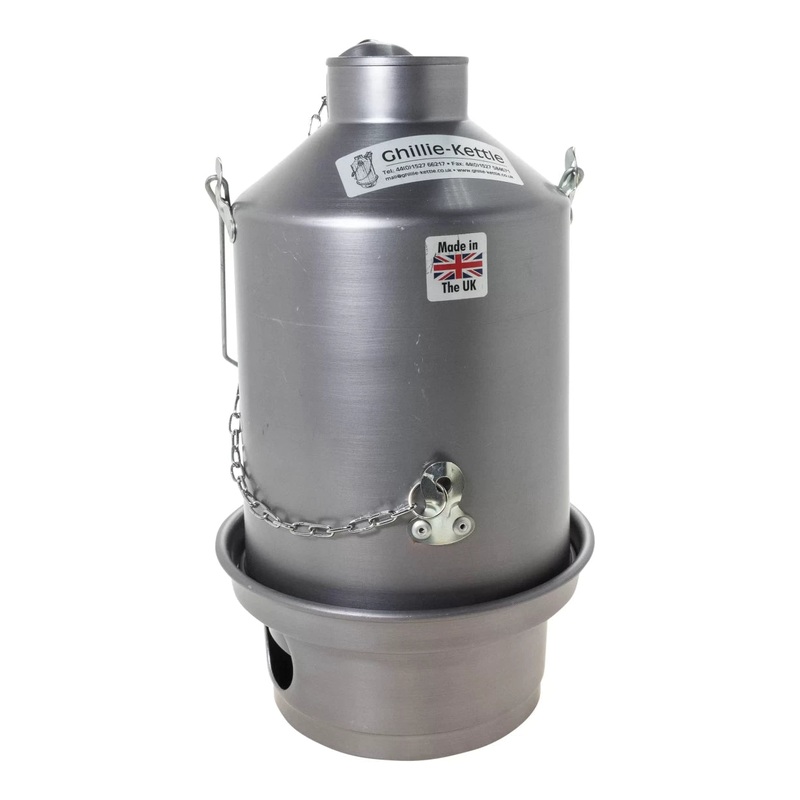 Camping Kettle Hard Anodized Aluminum Ghillie Kettle