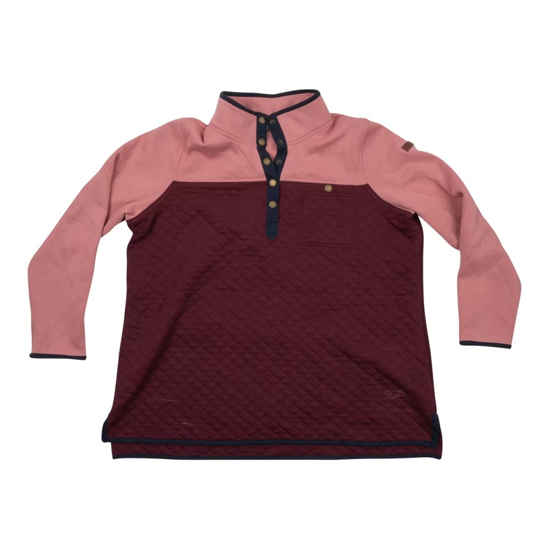 L.L. Bean Quilted Mockneck Tunic Sweatshirt - Women's