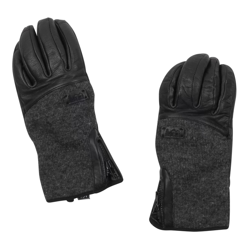 REI Co-op Leather Sweater Gloves