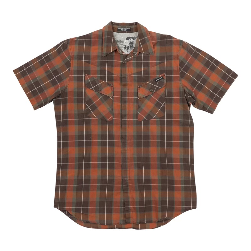 Volcom Western Short Sleeve Woven Snap Shirt - Men's
