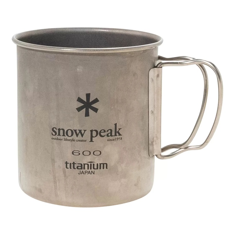 Snow Peak Titanium Single Wall Cup 600