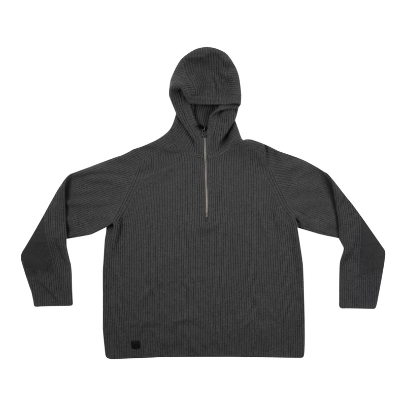 Triple Aught Design  Quarter Zip Merino Wool Hooded Sweater - Men's