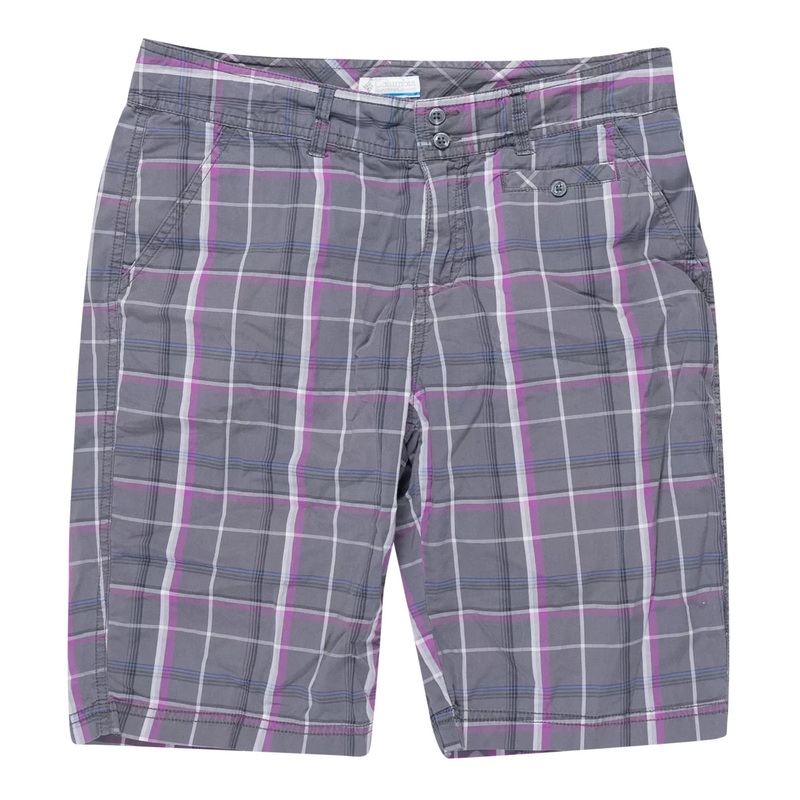 Columbia Plaid Chino Shorts - Women's