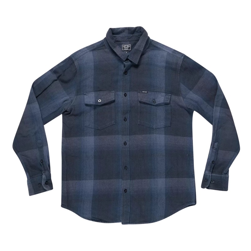 Dark Seas Button-Up Flannel Shirt - Men's