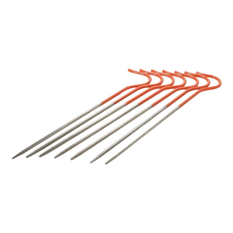 Vargo Outdoors Titanium Tent Stakes with Orange Head