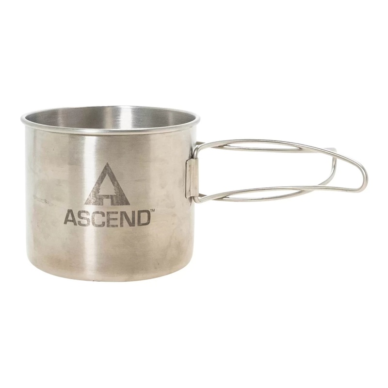 Ascend Stainless Steel Stash Away Camp Mug