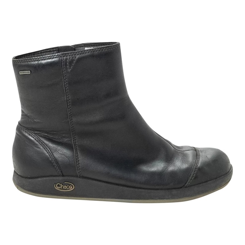Chaco Leather Zip Ankle Boots - Women's