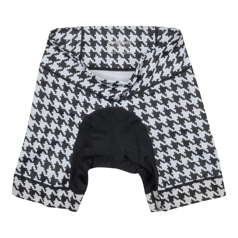 Shebeest Houndstooth Cycling Shorts - Women's