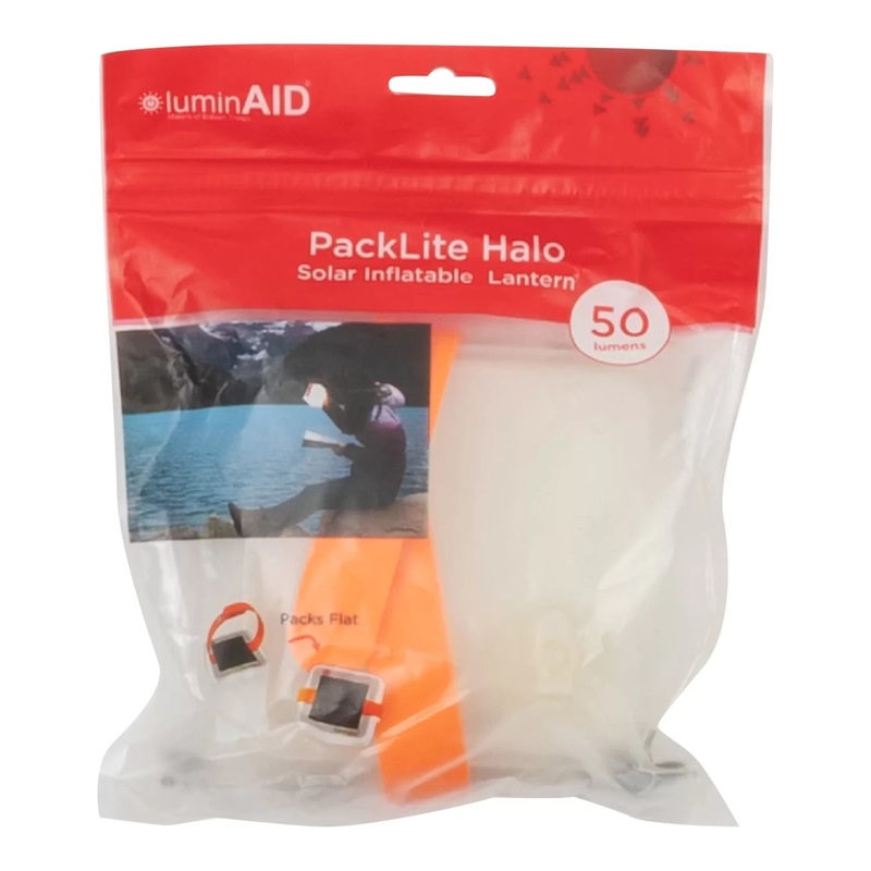 luminAID PackLite Halo Solar Inflatable Lantern