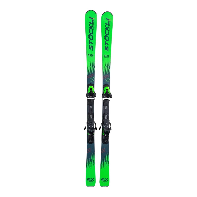 Stockli Laser SX Skis 2024 - Men's w/ Salomon SRT 12 GW Demo Bindings