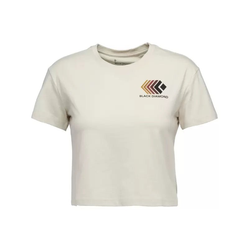 Black Diamond Faded Crop Short Sleeve  T - Women's