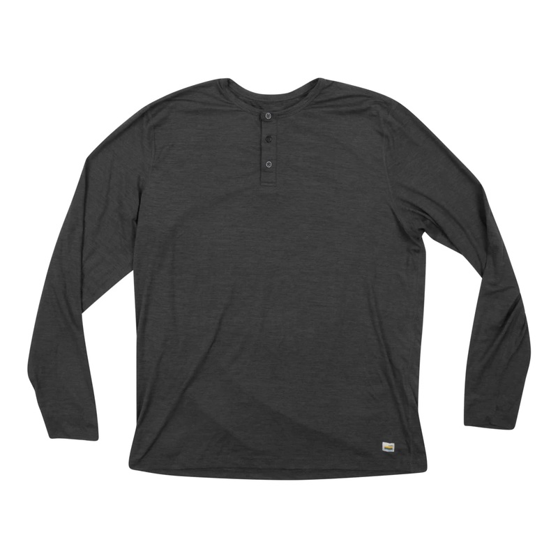 Vuori Long-Sleeve Ease Performance Henley Shirt - Men's