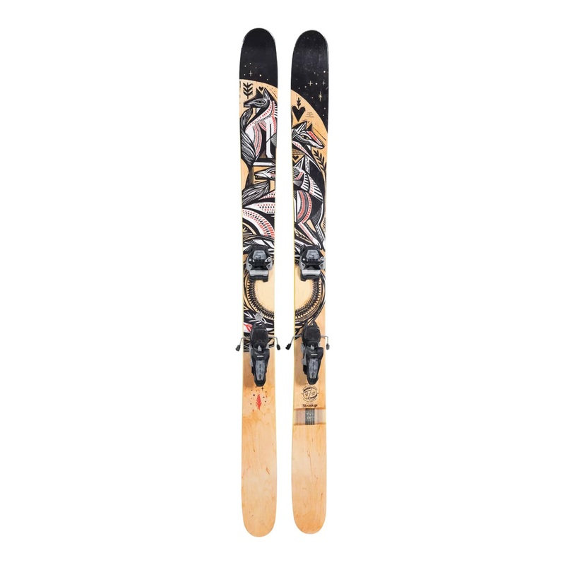 J Skis x David Hale The Friend Moondogs Skis - Men's w/ Marker Jester 16 Bindings