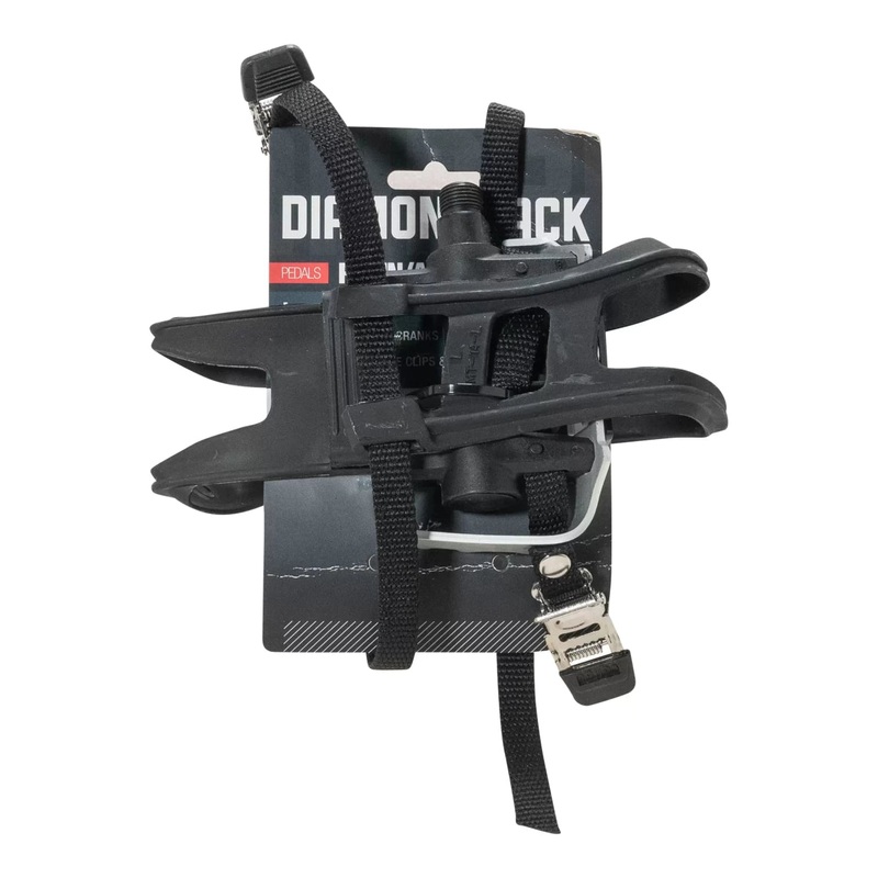 Diamondback Pedals with Clips and Straps