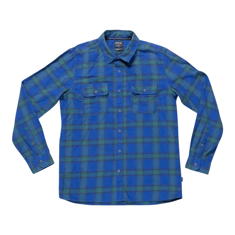 Hurley Woven Long-Sleeve Button-Down Shirt - Men's