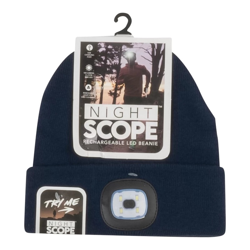 Night Scope Rechargeable LED Beanie