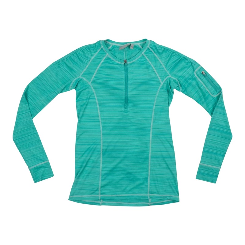 Athleta 1/4 Zip Log Sleeve Shirt - Women's