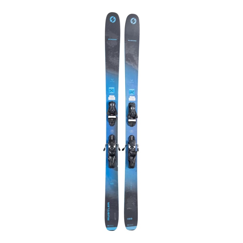 Blizzard Rustler 10 Skis w/ Atomic Strive 13 GW Demo Bindings