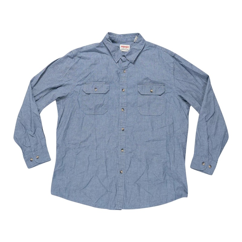 Wrangler Classic Woven Long Sleeve Button Shirt - Men's