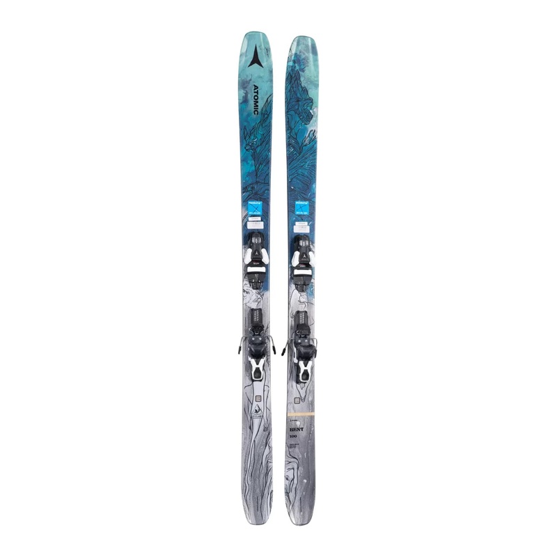 Atomic Bent 100 Skis w/ Atomic Strive 11 GW Demo Bindings