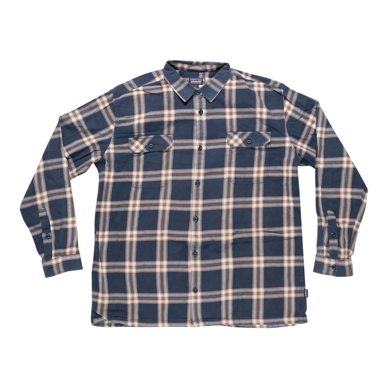 Patagonia Long Sleeve Organic Cotton Midweight Fjord Flannel Shirt - Men's