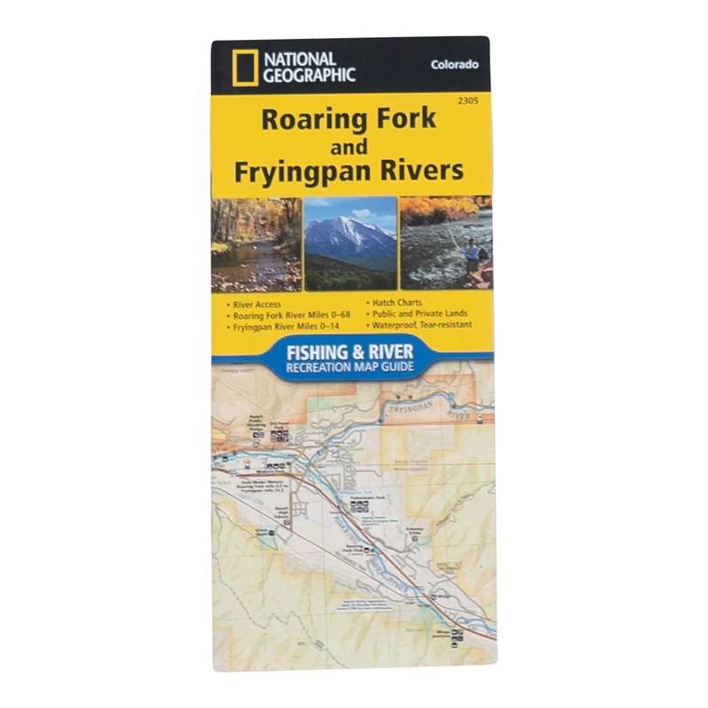 National Geographic Roaring Fork & Fryingpan Rivers Map
