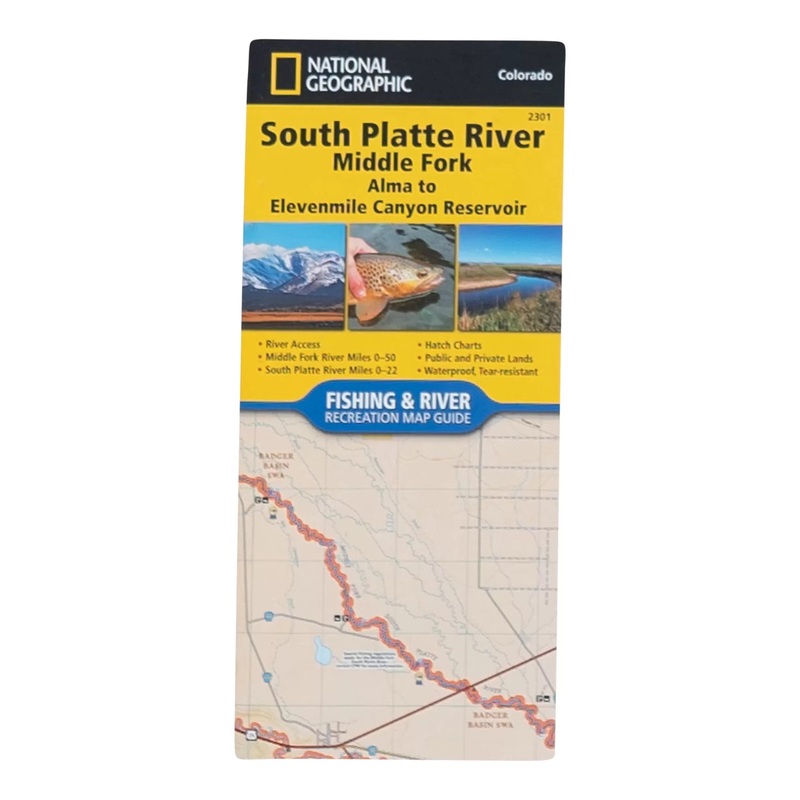 National Geographic South Platte River Map