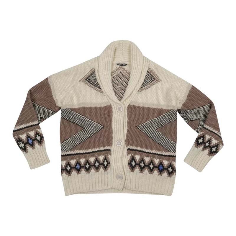 Backcountry Cotton Shawl Collar Pattern Cardigan - Women's