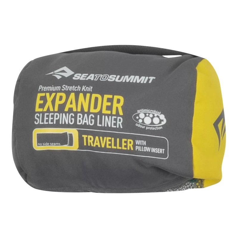 Sea To Summit Expander Sleeping Bag Liner Traveller with Pillow Insert