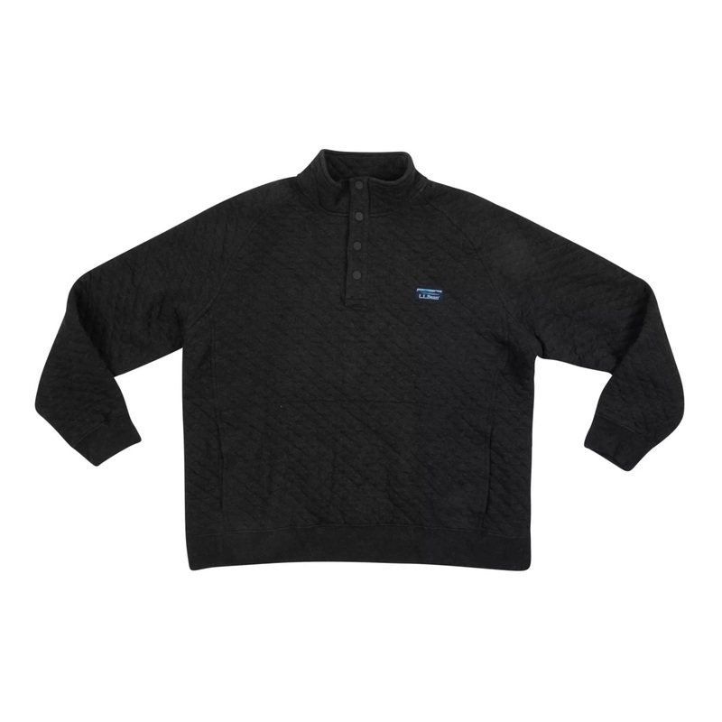 L.L.Bean Quilted Mockneck Sweatshirt - Men's