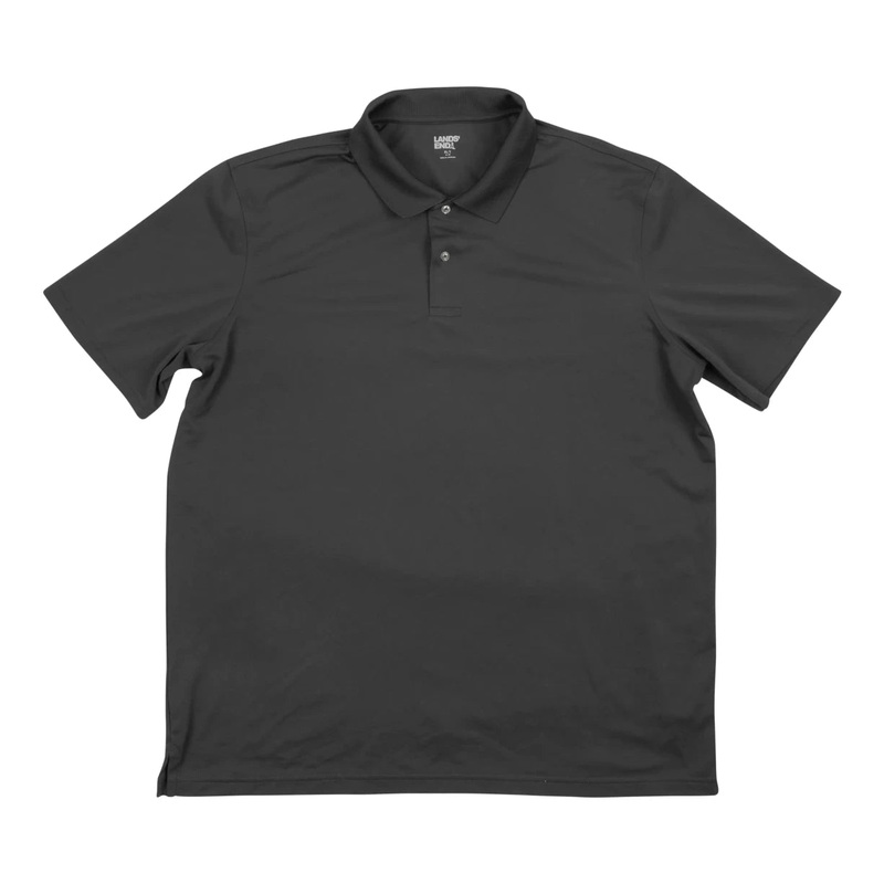 Lands End Short Sleeve Polo Shirt - Men's