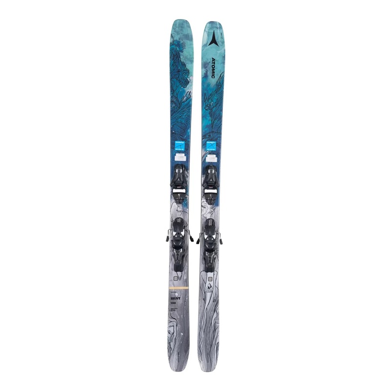 Atomic Bent 100 Skis w/ Atomic Strive 13 GW Demo Bindings