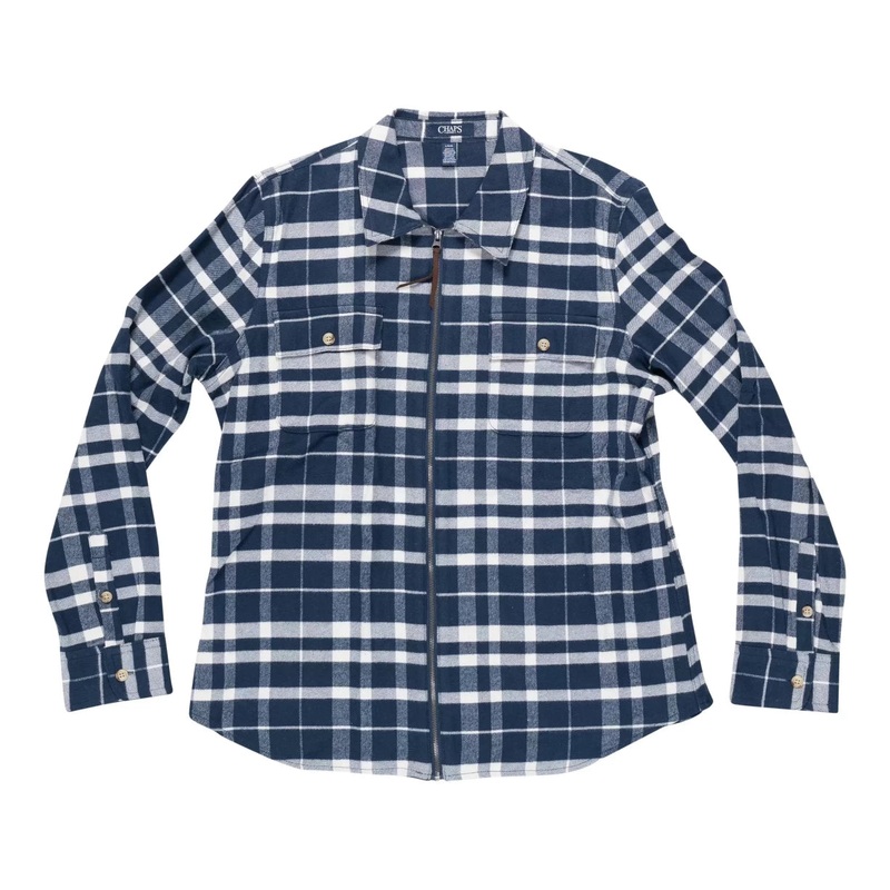 Chaps Chaps Zip Flannel - Men's