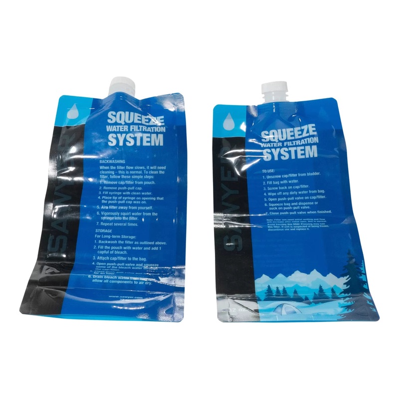 Sawyer Products Squeezable Pouches for Squeeze Water Filtration System