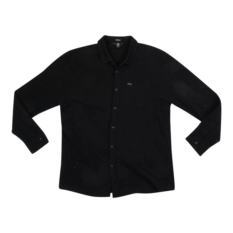 Volcom Caden Solid Long Sleeve Flannel - Men's
