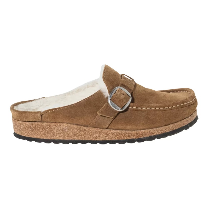 Birkenstock Buckley Shearling Suede Leather Clog - Women's