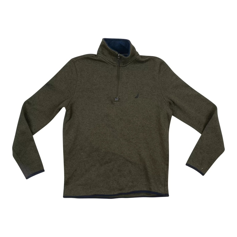 NAUTICA Mock Neck Fleece Pullover - Men's