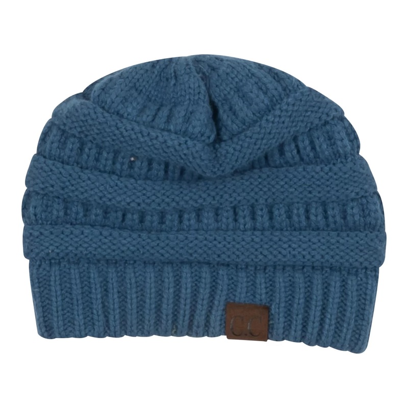 C.C Thick Soft Knit Beanie - Women's