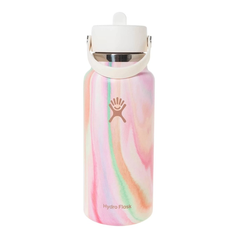 Hydroflask Wide Mouth Bottle with Flex Straw Cap