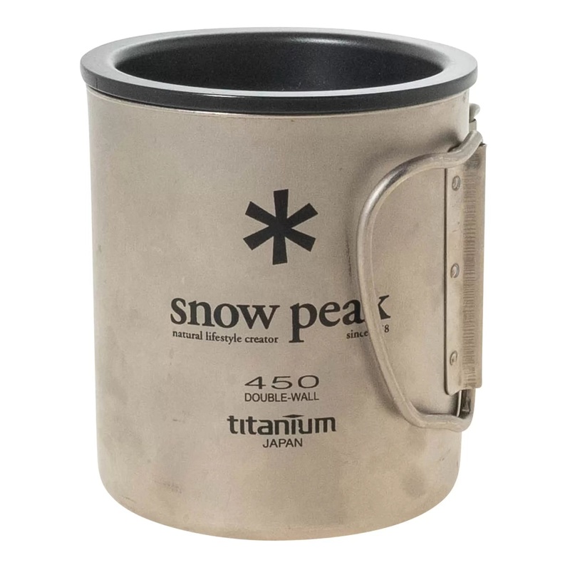 Snowpeak Snowpeak Ti-Double 450 Mug With Lid