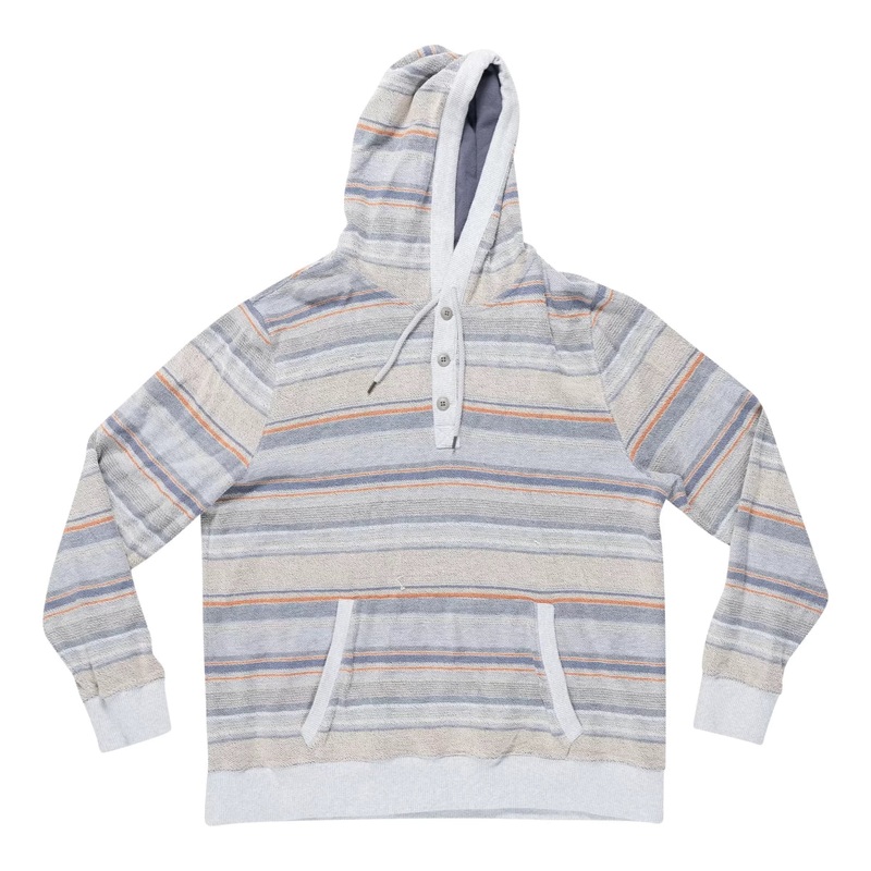 Faherty 1/4 Button Pullover Hoodie - Men's
