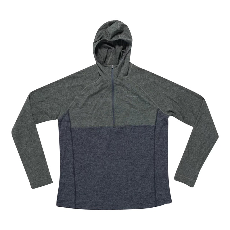 Black Diamond Solution 150 Merino Baselayer Crew Half Zip Hoody - Men's